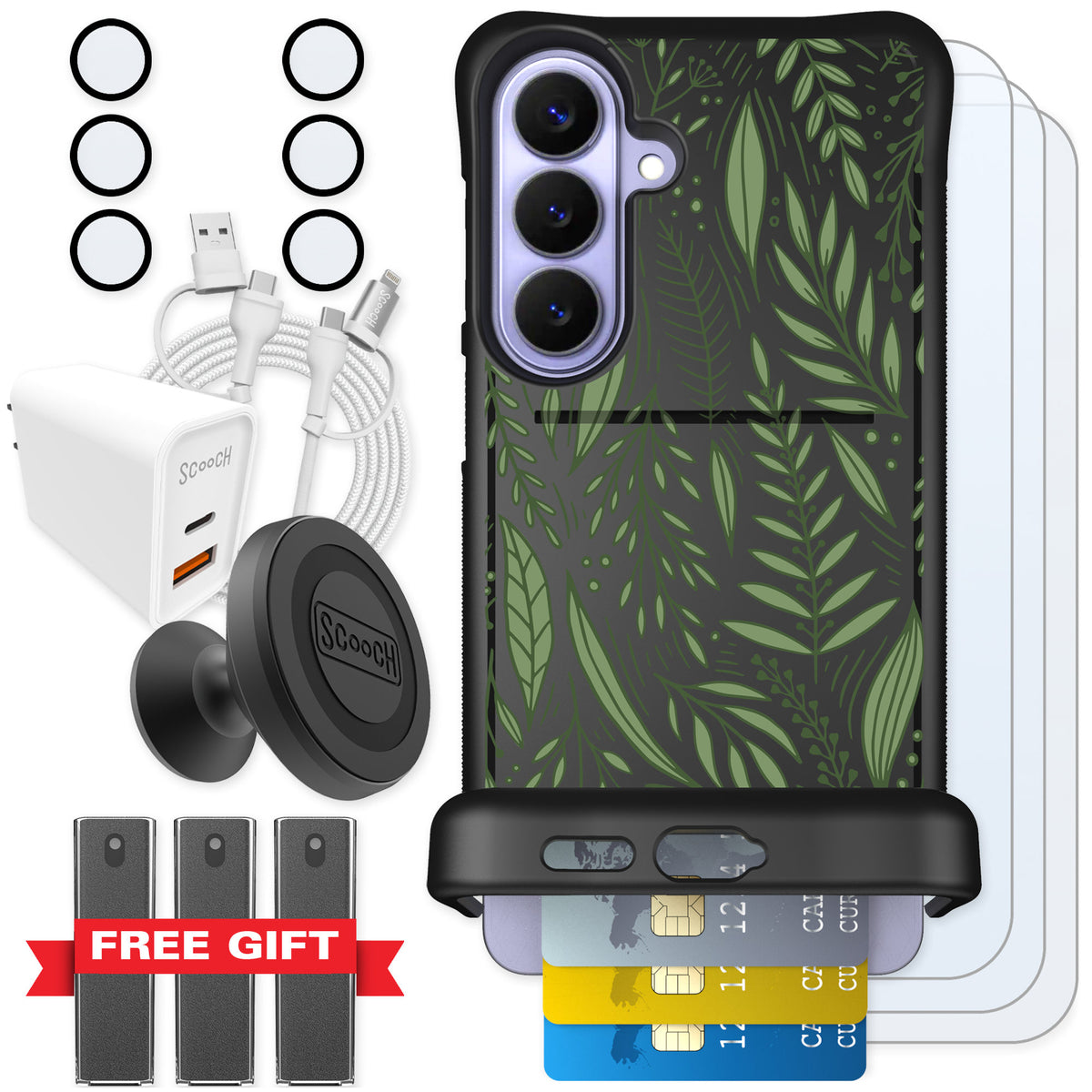 Scooch Wingmate Willow Garden for Galaxy S26+ — Ultimate Bundle