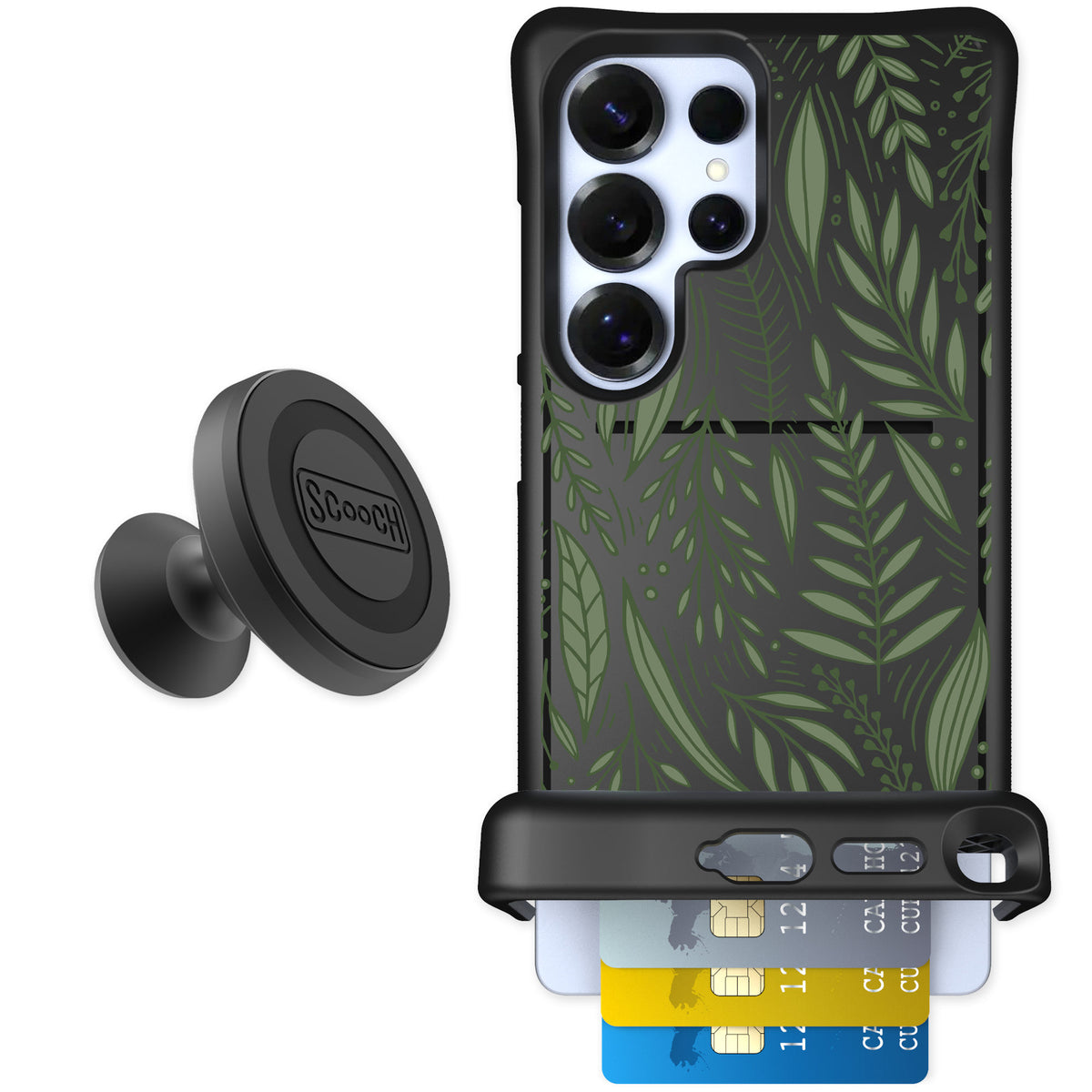 Scooch Wingmate Willow Garden for Galaxy S25 Ultra — Starter Bundle