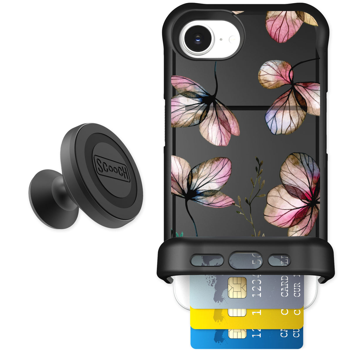 Scooch Wingmate Dried Flowers for iPhone 17e — Starter Bundle