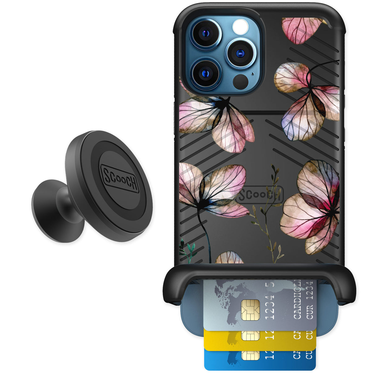 Scooch Wingmate Dried Flowers for iPhone 12 Pro — Starter Bundle