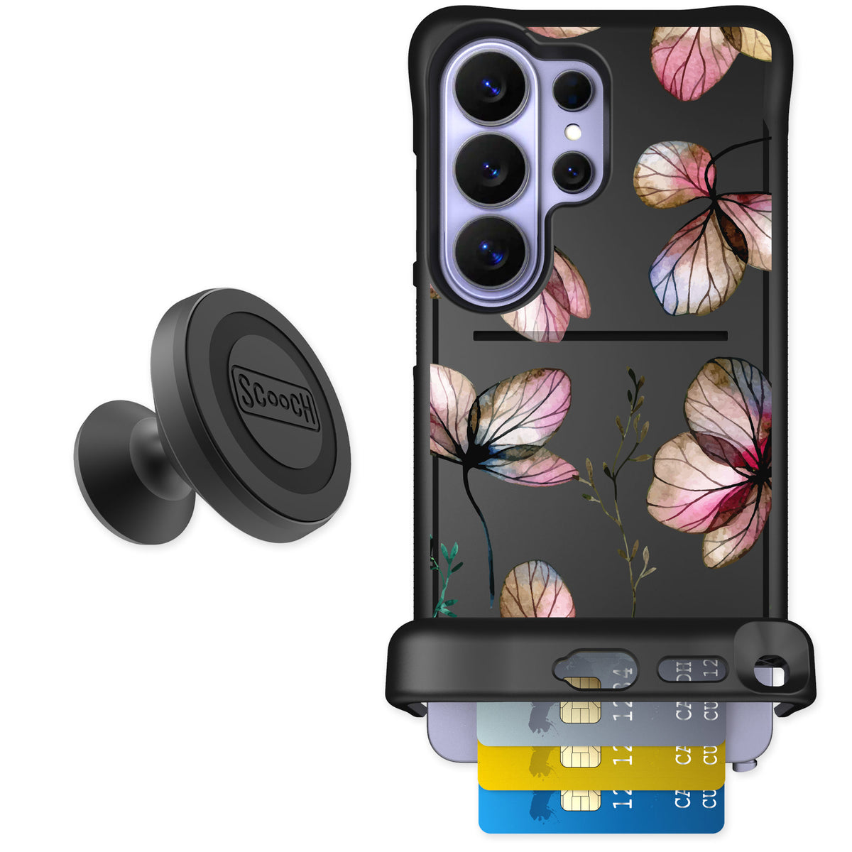Scooch Wingmate Dried Flowers for Galaxy S26 Ultra — Starter Bundle