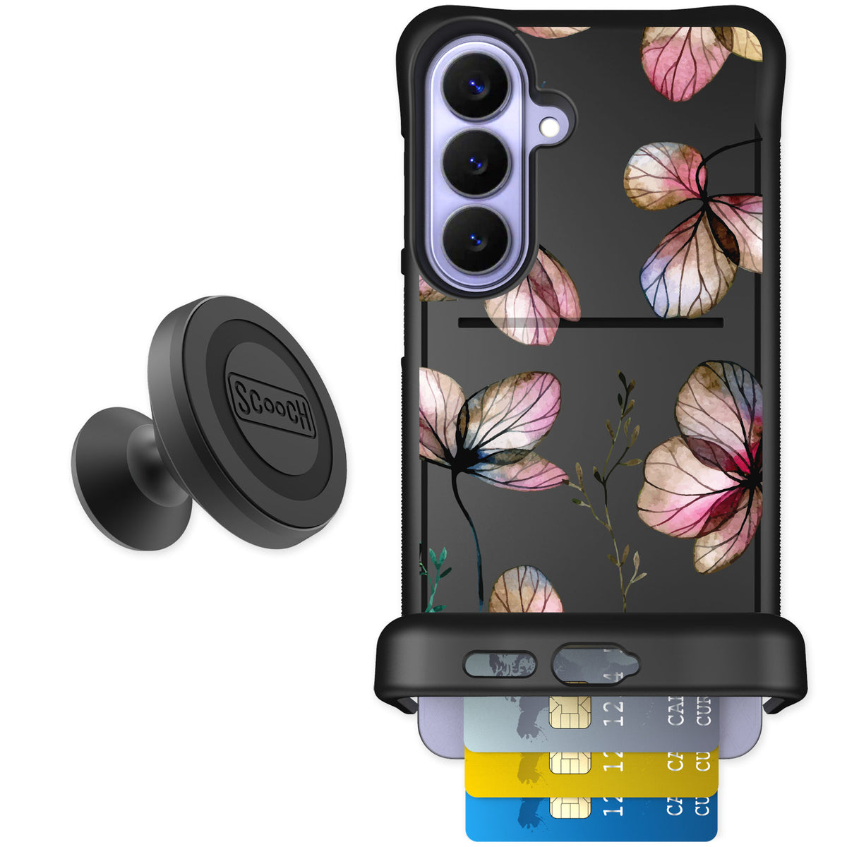 Scooch Wingmate Dried Flowers for Galaxy S26+ — Starter Bundle