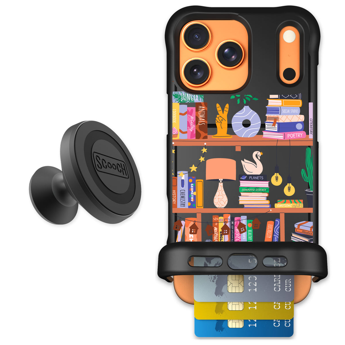 Scooch Wingmate Little Library for iPhone 17 Pro Max — Starter Bundle