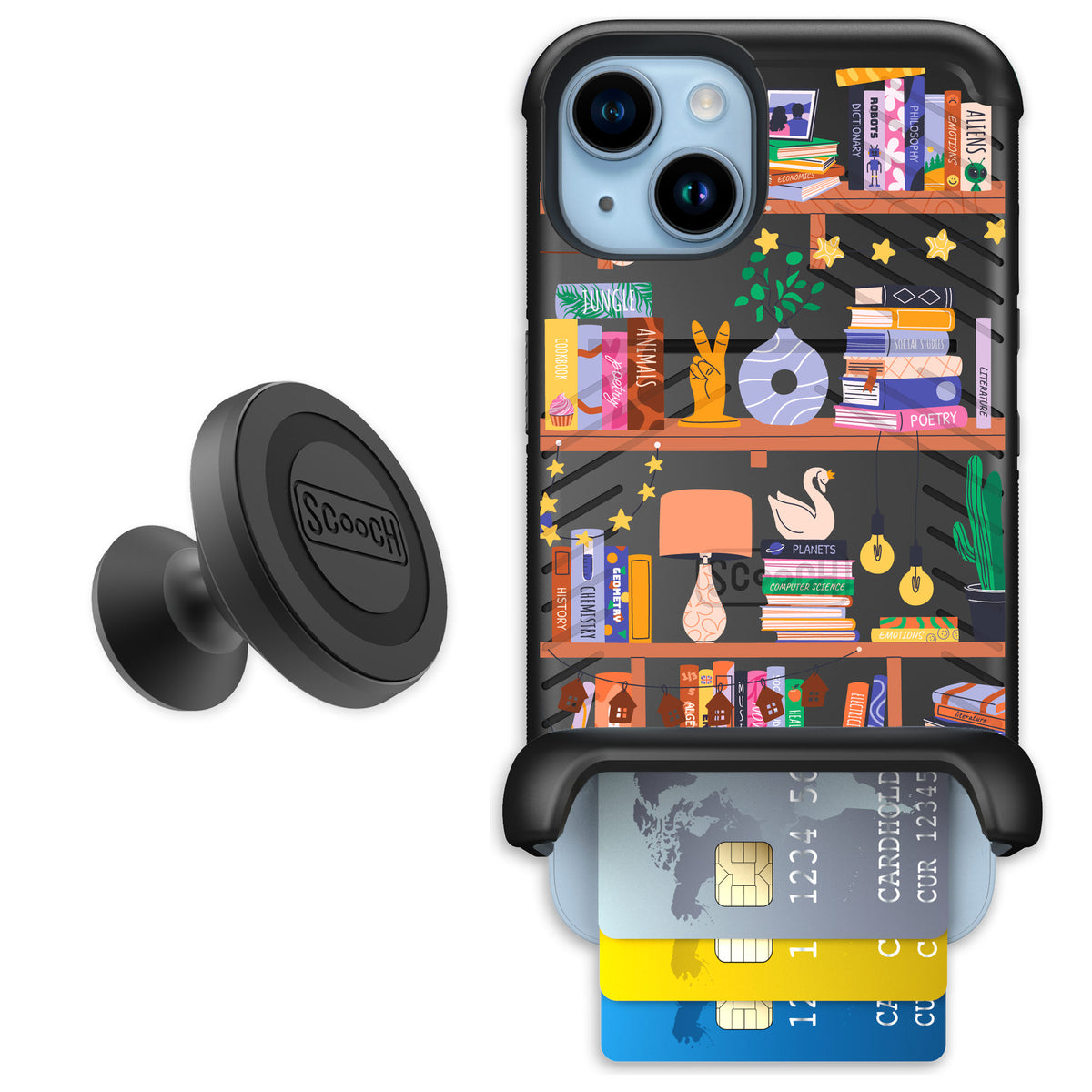 Scooch Wingmate Little Library for iPhone 14 — Starter Bundle