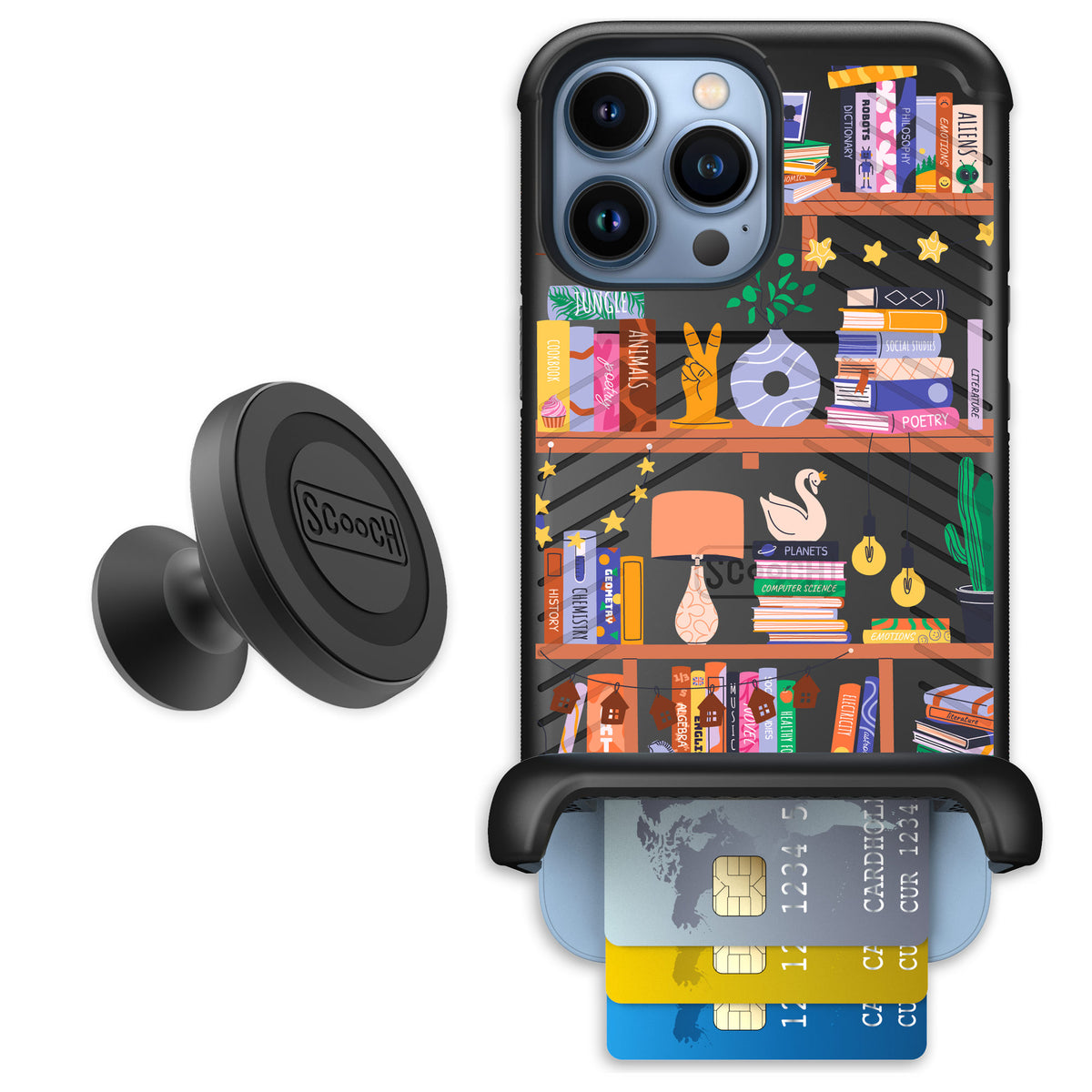 Scooch Wingmate Little Library for iPhone 13 Pro Max — Starter Bundle