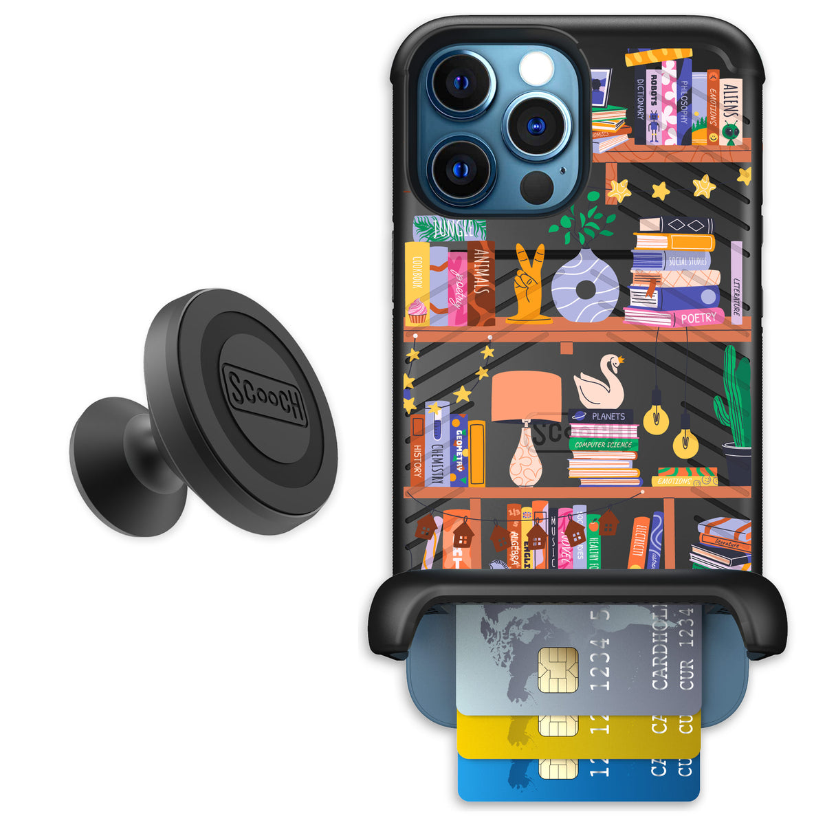 Scooch Wingmate Little Library for iPhone 12 Pro — Starter Bundle