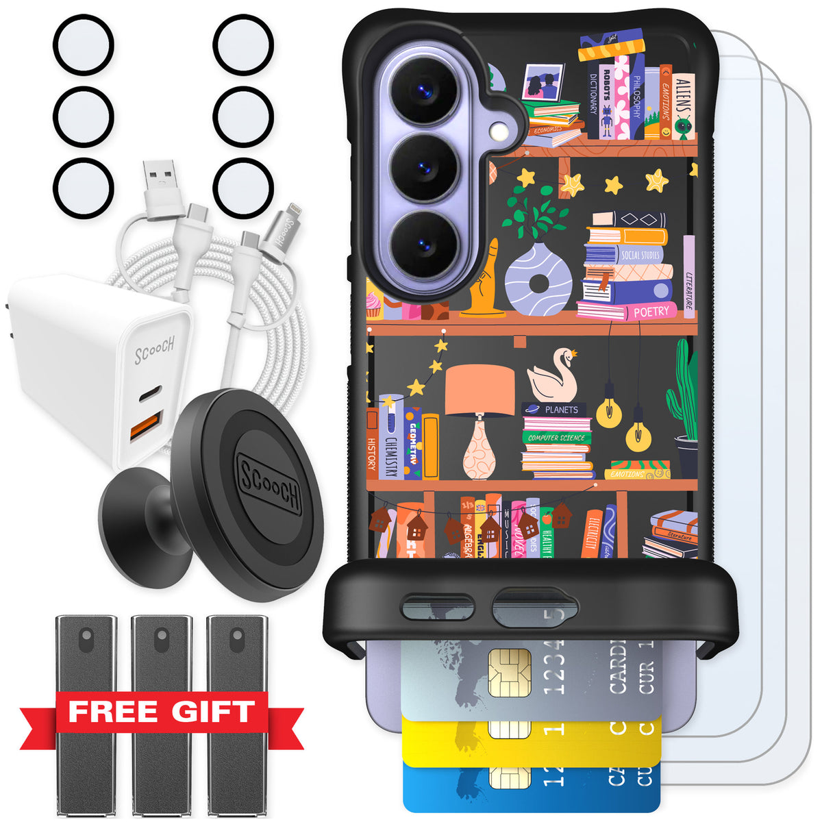 Scooch Wingmate Little Library for Galaxy S26 — Ultimate Bundle