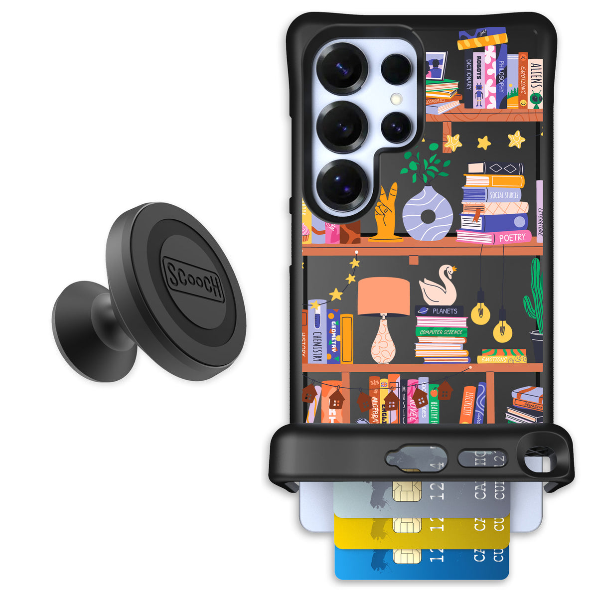 Scooch Wingmate Little Library for Galaxy S25 Ultra — Starter Bundle