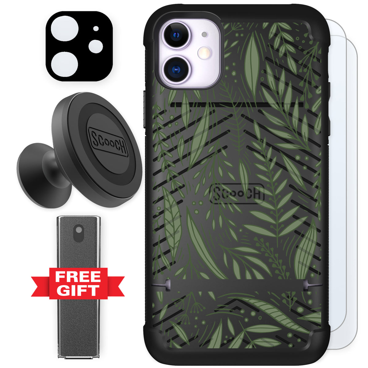 Scooch Wingmate Willow Garden for iPhone 11 — Defender Bundle