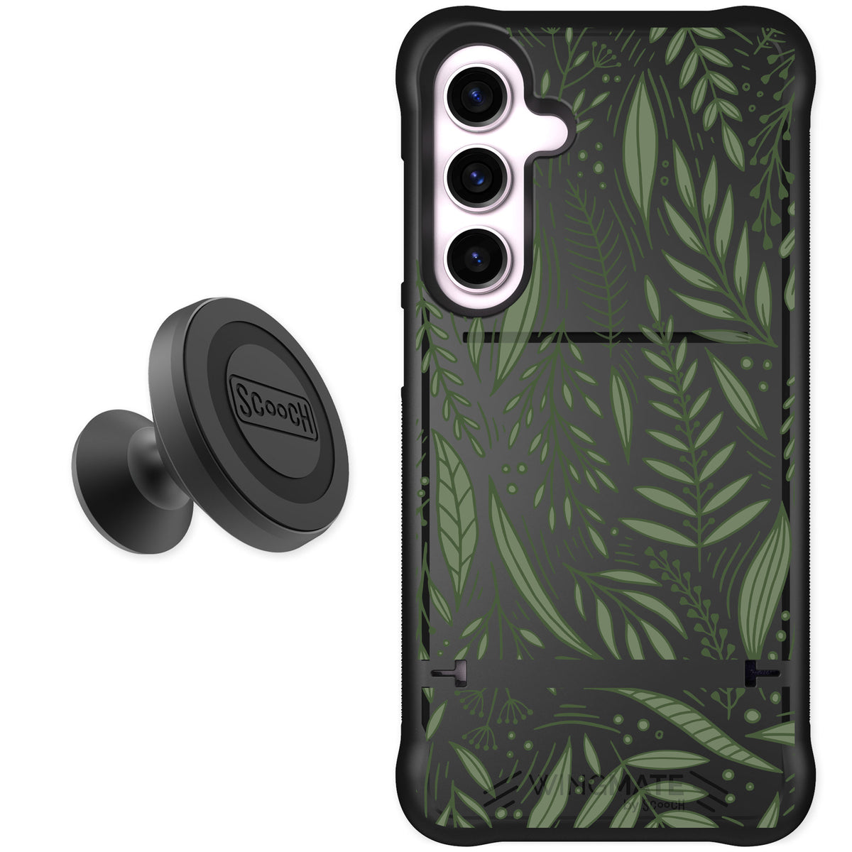 Scooch Wingmate Willow Garden for Galaxy S24+ — Starter Bundle