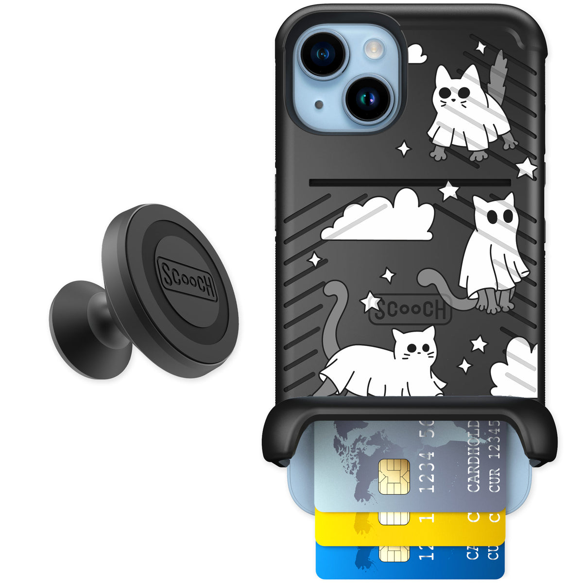 Scooch Wingmate Scaredy Cats for iPhone 14 — Starter Bundle