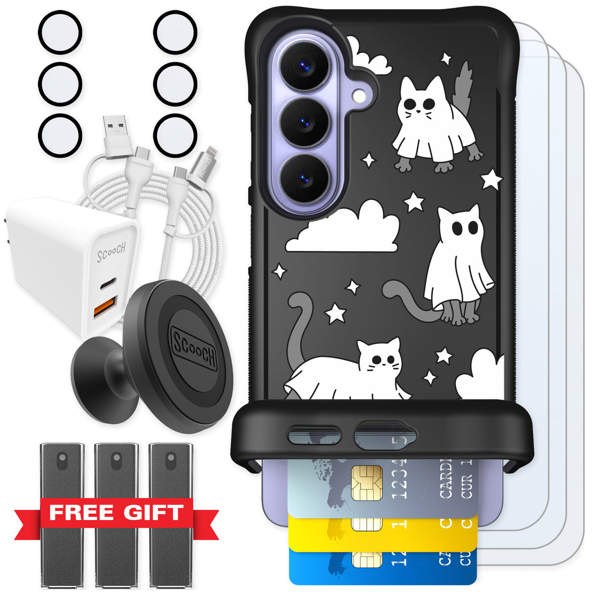 Scooch Wingmate Scaredy Cats for Galaxy S26 — Ultimate Bundle