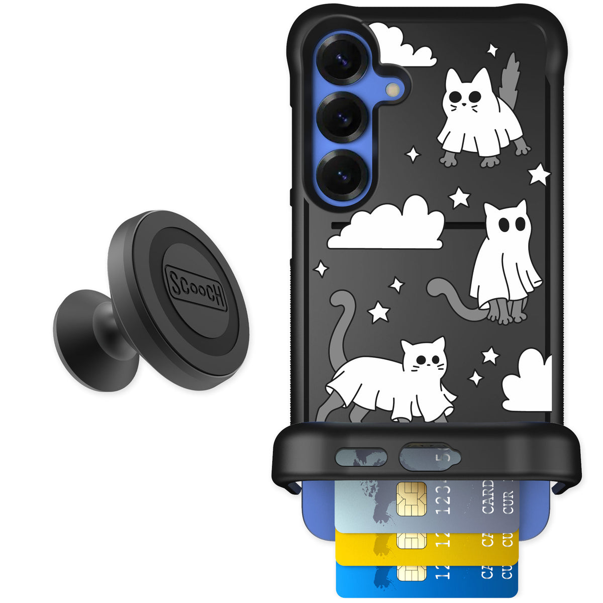 Scooch Wingmate Scaredy Cats for Galaxy S25+ — Starter Bundle