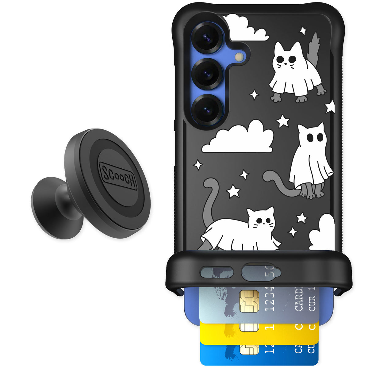 Scooch Wingmate Scaredy Cats for Galaxy S25 — Starter Bundle