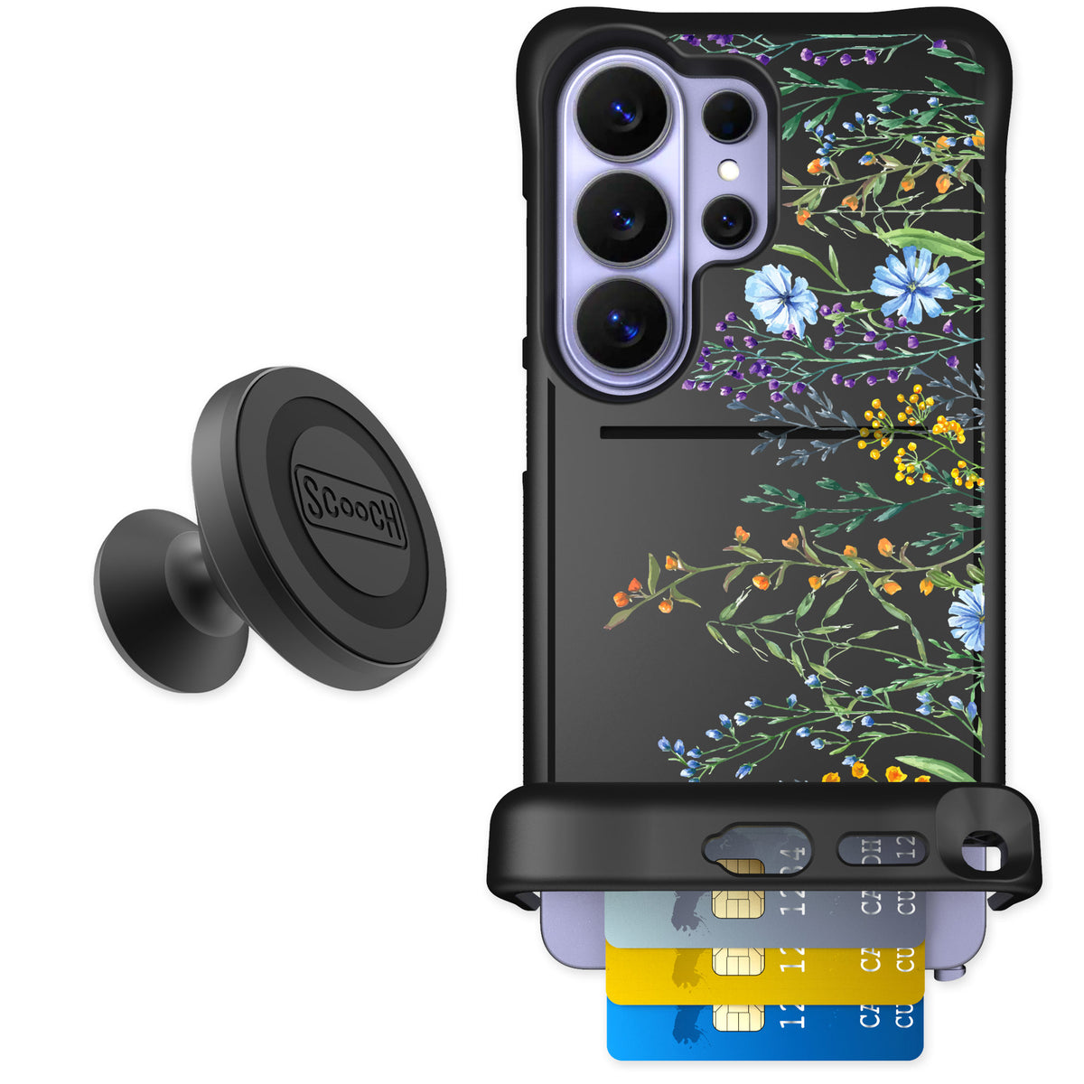 Scooch Wingmate Meadow Bloom for Galaxy S26 Ultra — Starter Bundle