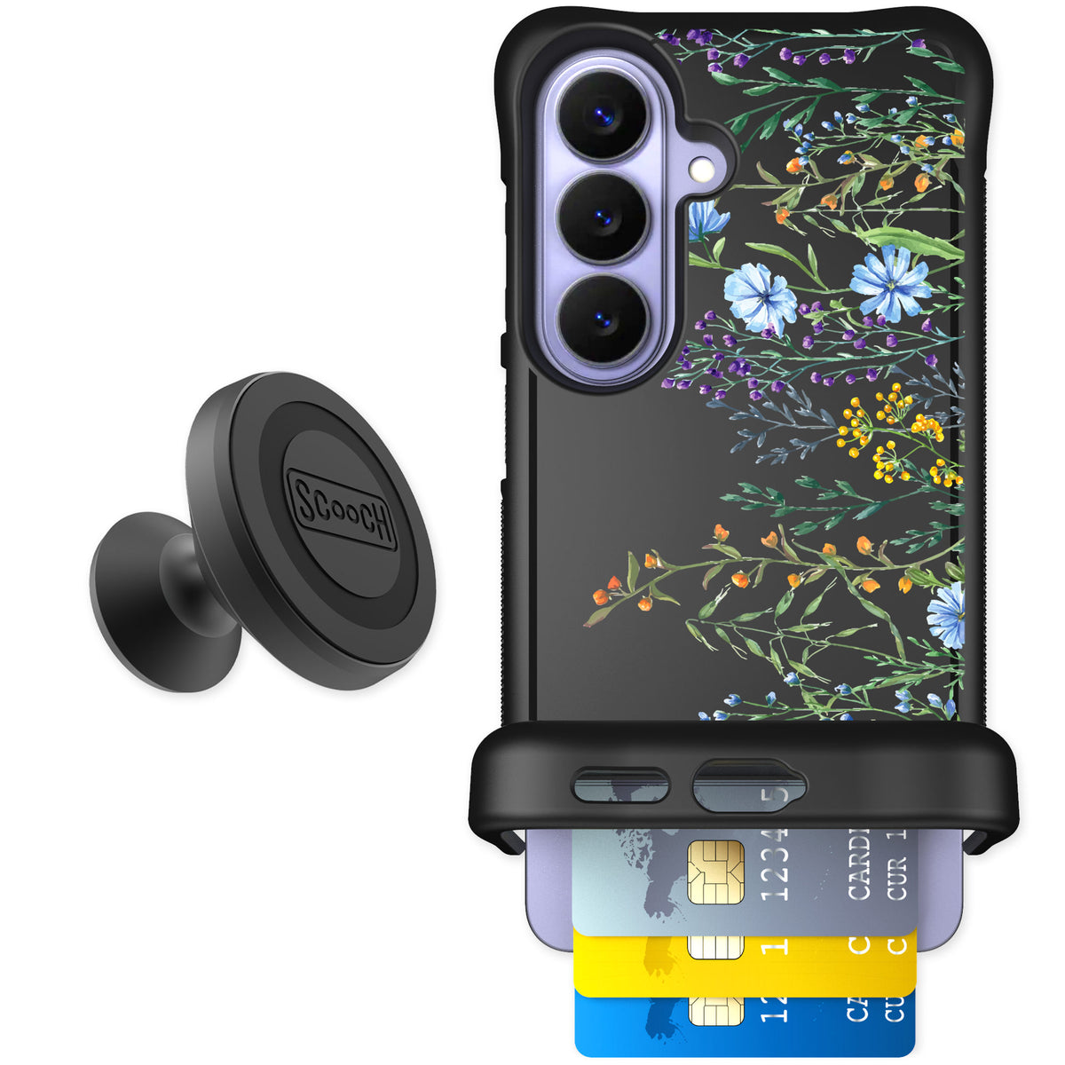 Scooch Wingmate Meadow Bloom for Galaxy S26 — Starter Bundle