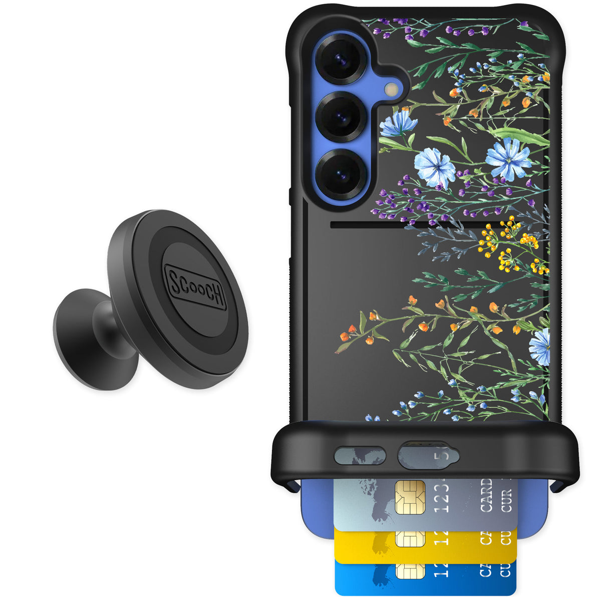 Scooch Wingmate Meadow Bloom for Galaxy S25+ — Starter Bundle