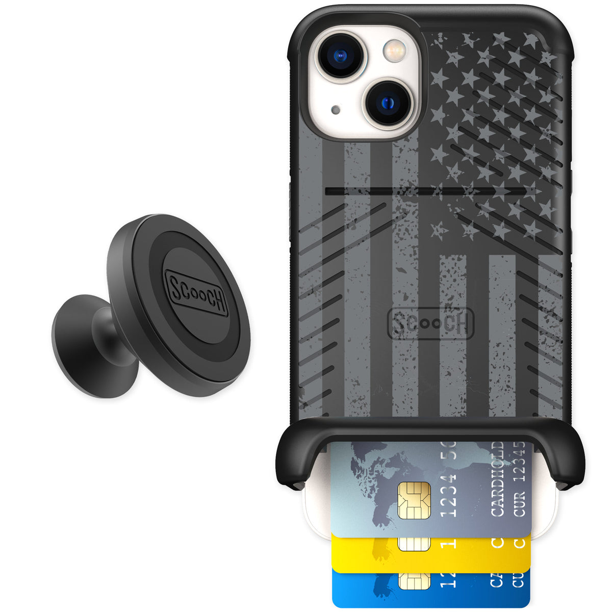 Scooch Wingmate Weathered Glory for iPhone 13 — Starter Bundle