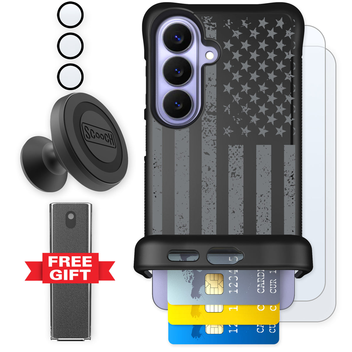 Scooch Wingmate Weathered Glory for Galaxy S26 — Defender Bundle