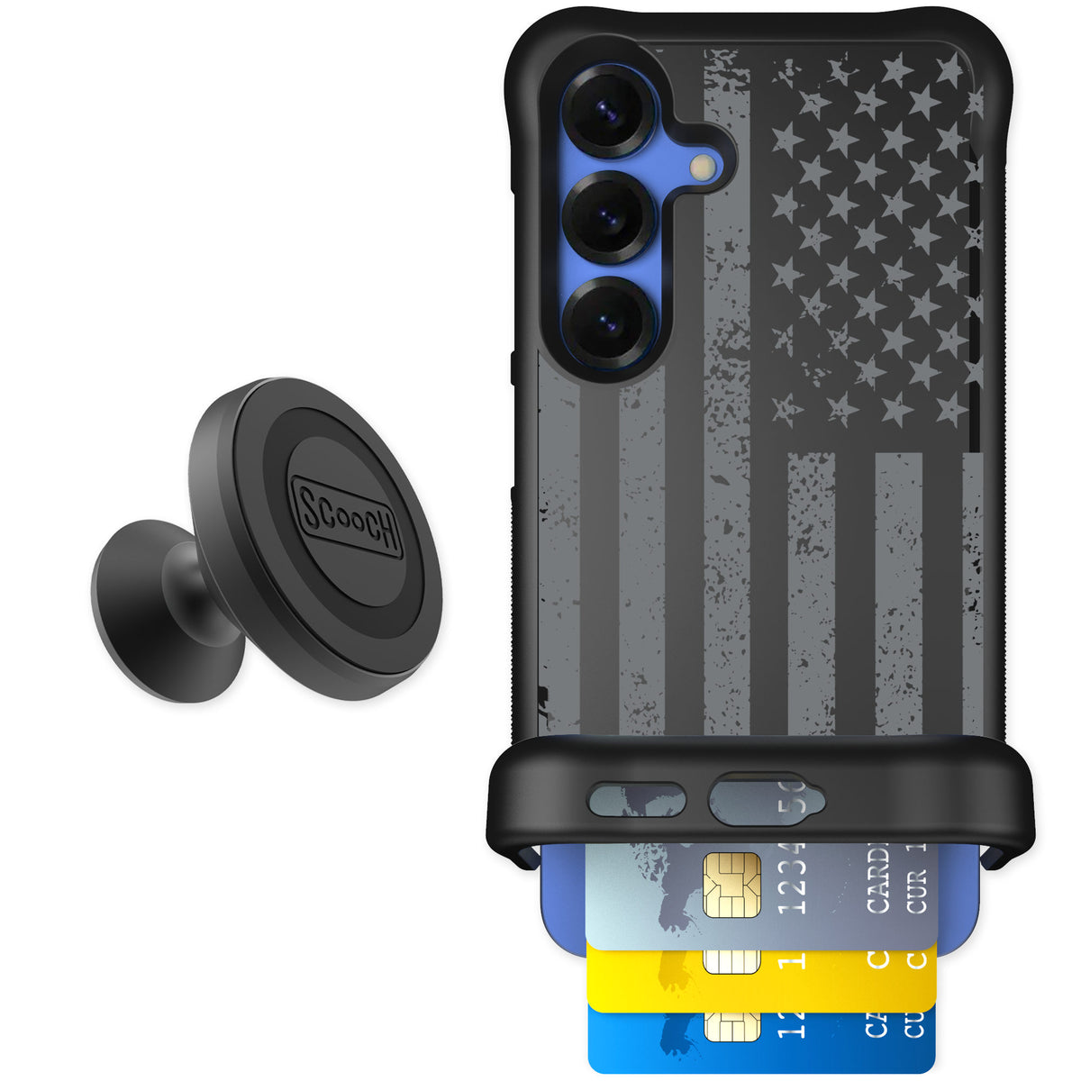 Scooch Wingmate Weathered Glory for Galaxy S25 — Starter Bundle