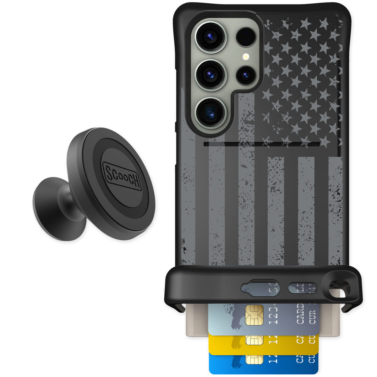 Scooch Wingmate Weathered Glory for Galaxy S24 Ultra — Starter Bundle