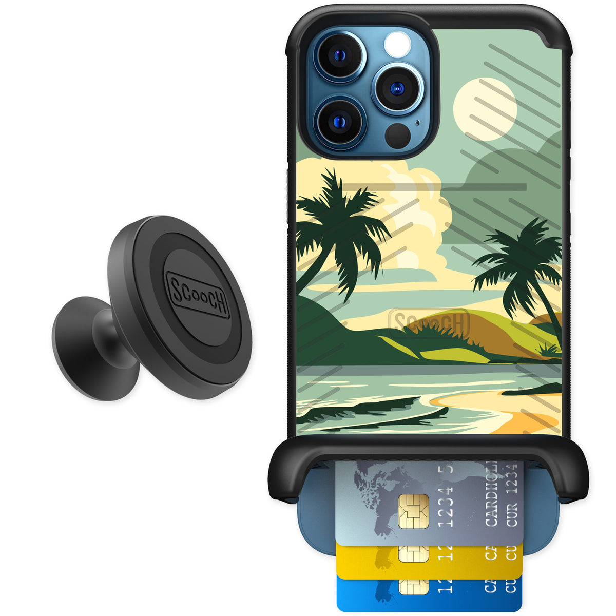 Scooch Wingmate Paradise Cove for iPhone 12 Pro Max — Starter Bundle
