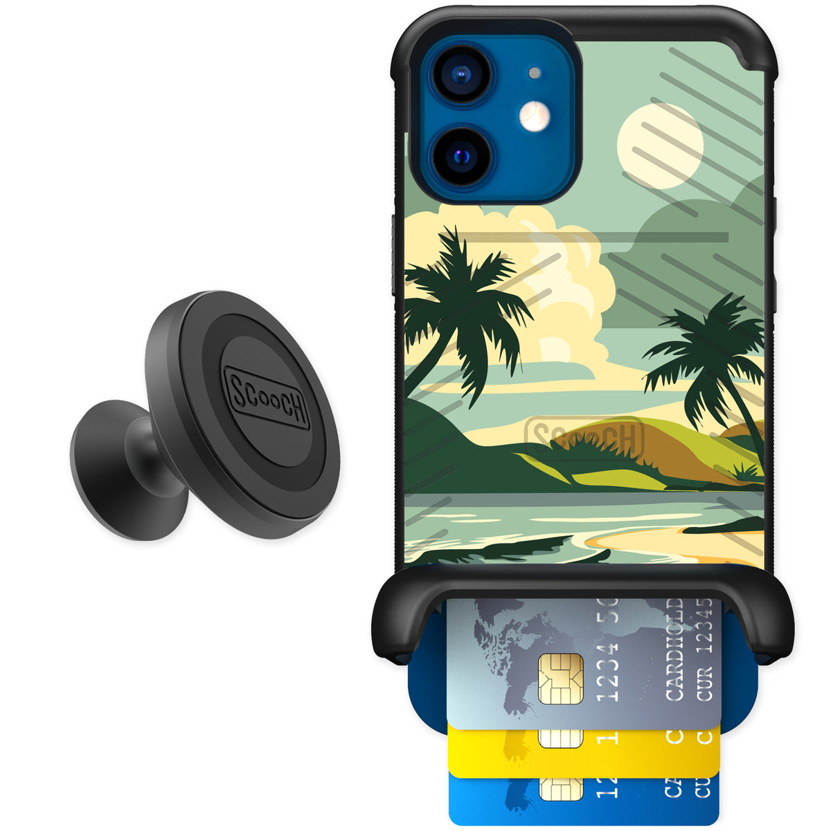 Scooch Wingmate Paradise Cove for iPhone 12 — Starter Bundle