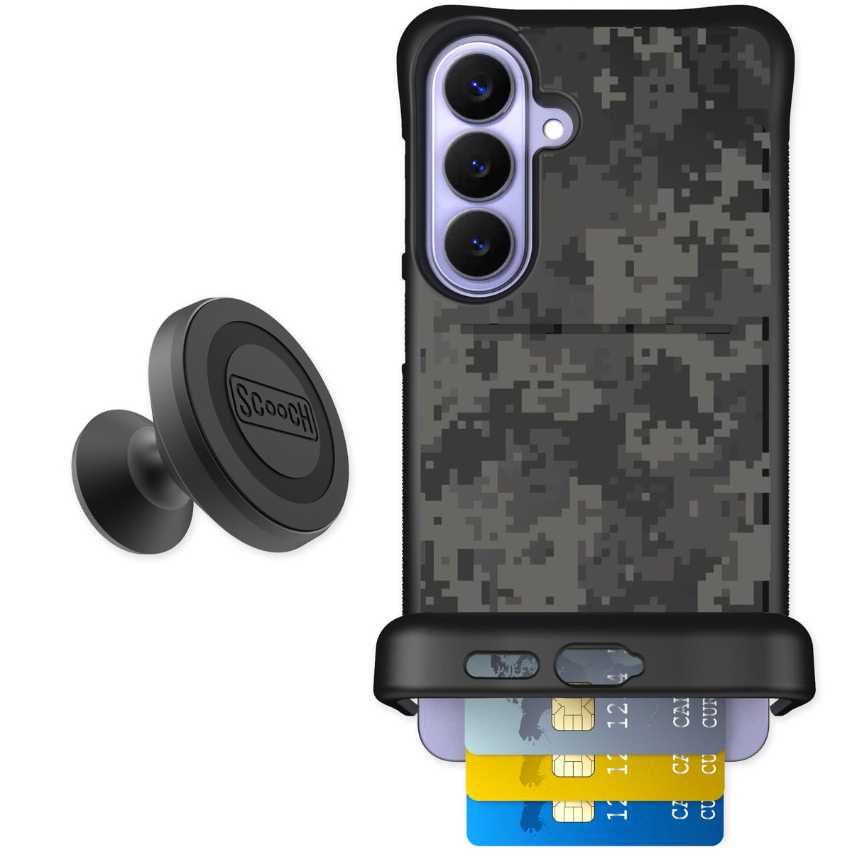 Scooch Wingmate Digi Camo for Galaxy S26+ — Starter Bundle