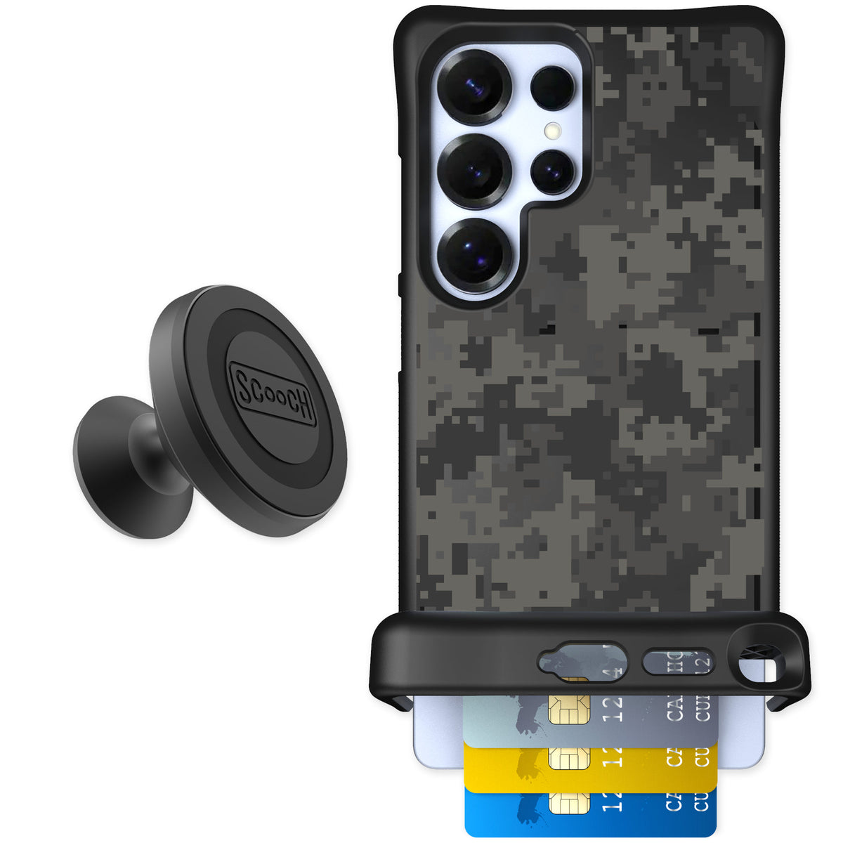 Scooch Wingmate Digi Camo for Galaxy S25 Ultra — Starter Bundle