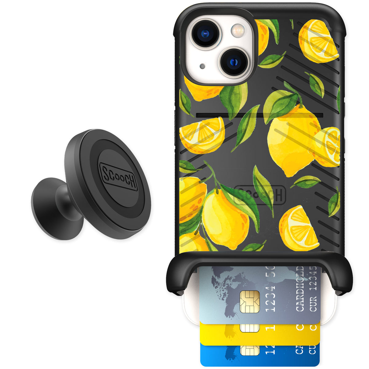 Scooch Wingmate Amalfi Lemons for iPhone 13 — Starter Bundle
