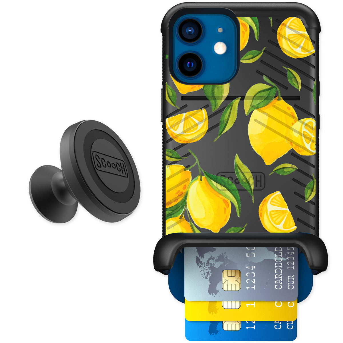 Scooch Wingmate Amalfi Lemons for iPhone 12 — Starter Bundle