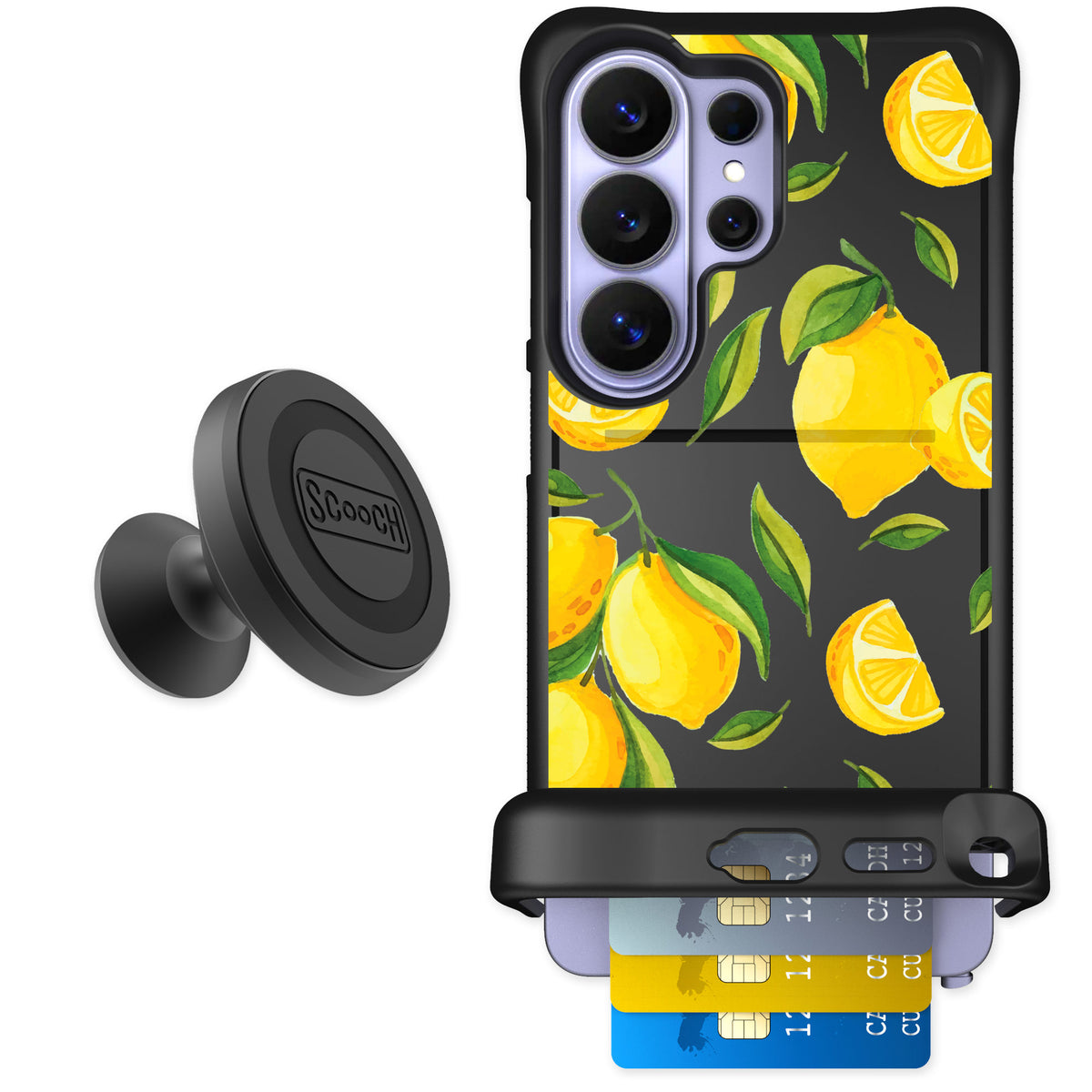 Scooch Wingmate Amalfi Lemons for Galaxy S26 Ultra — Starter Bundle