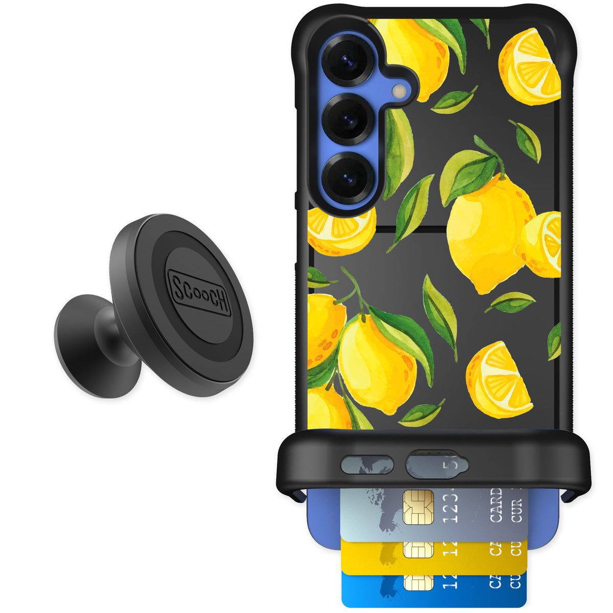 Scooch Wingmate Amalfi Lemons for Galaxy S25+ — Starter Bundle