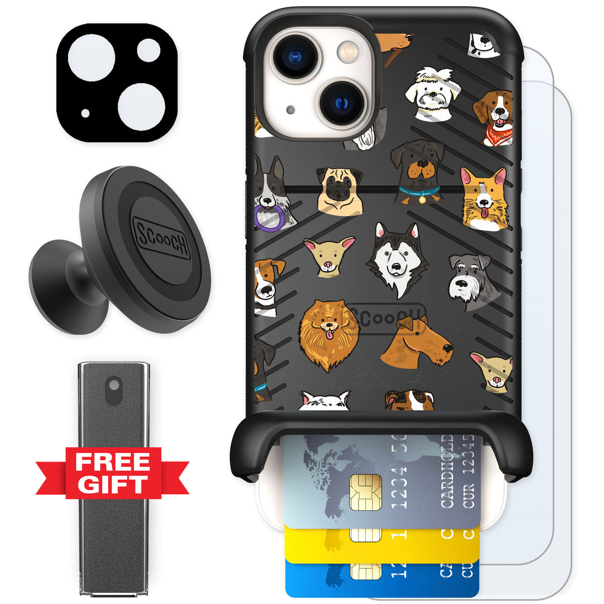Scooch Wingmate Dog Squad for iPhone 13 — Defender Bundle
