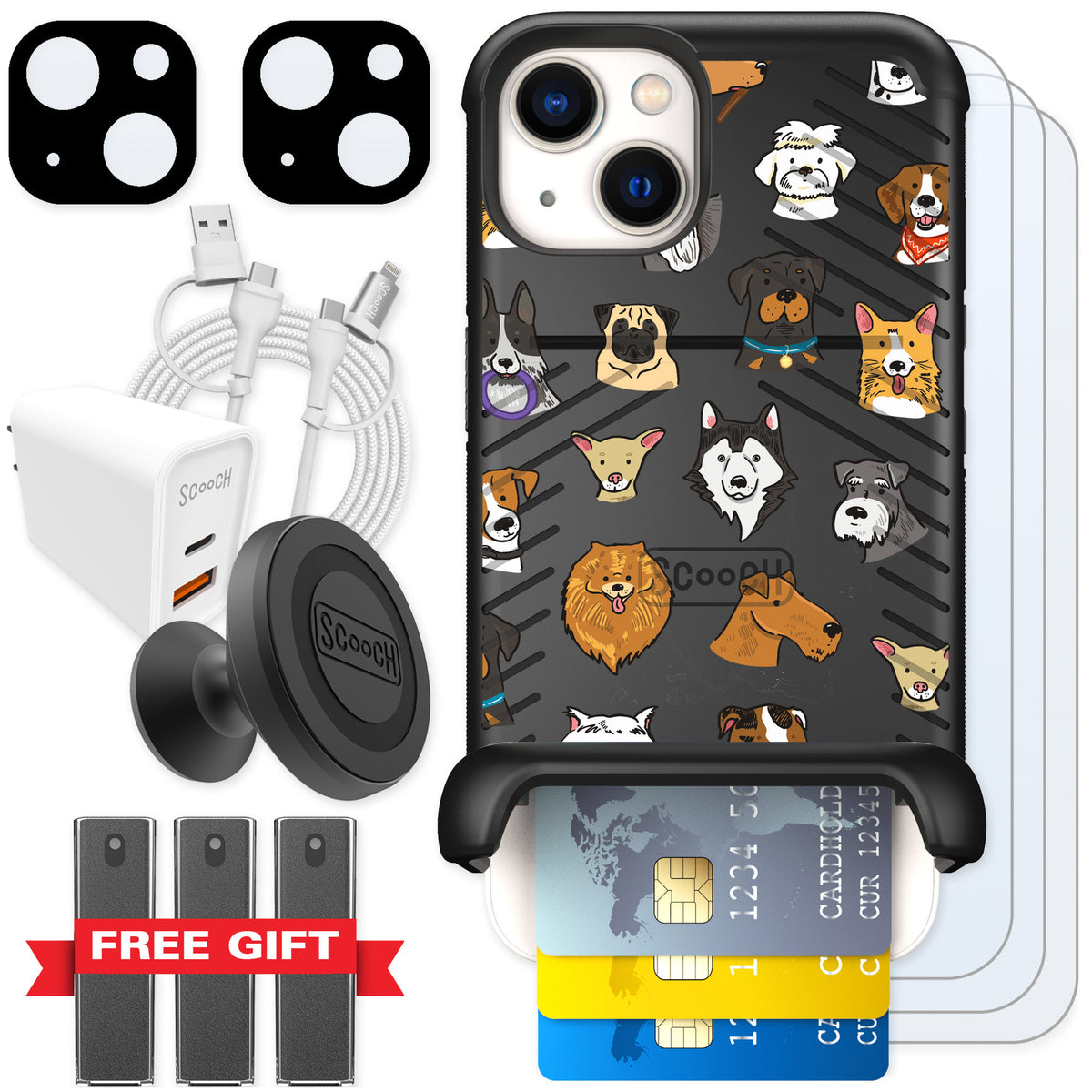 Scooch Wingmate Dog Squad for iPhone 13 — Ultimate Bundle