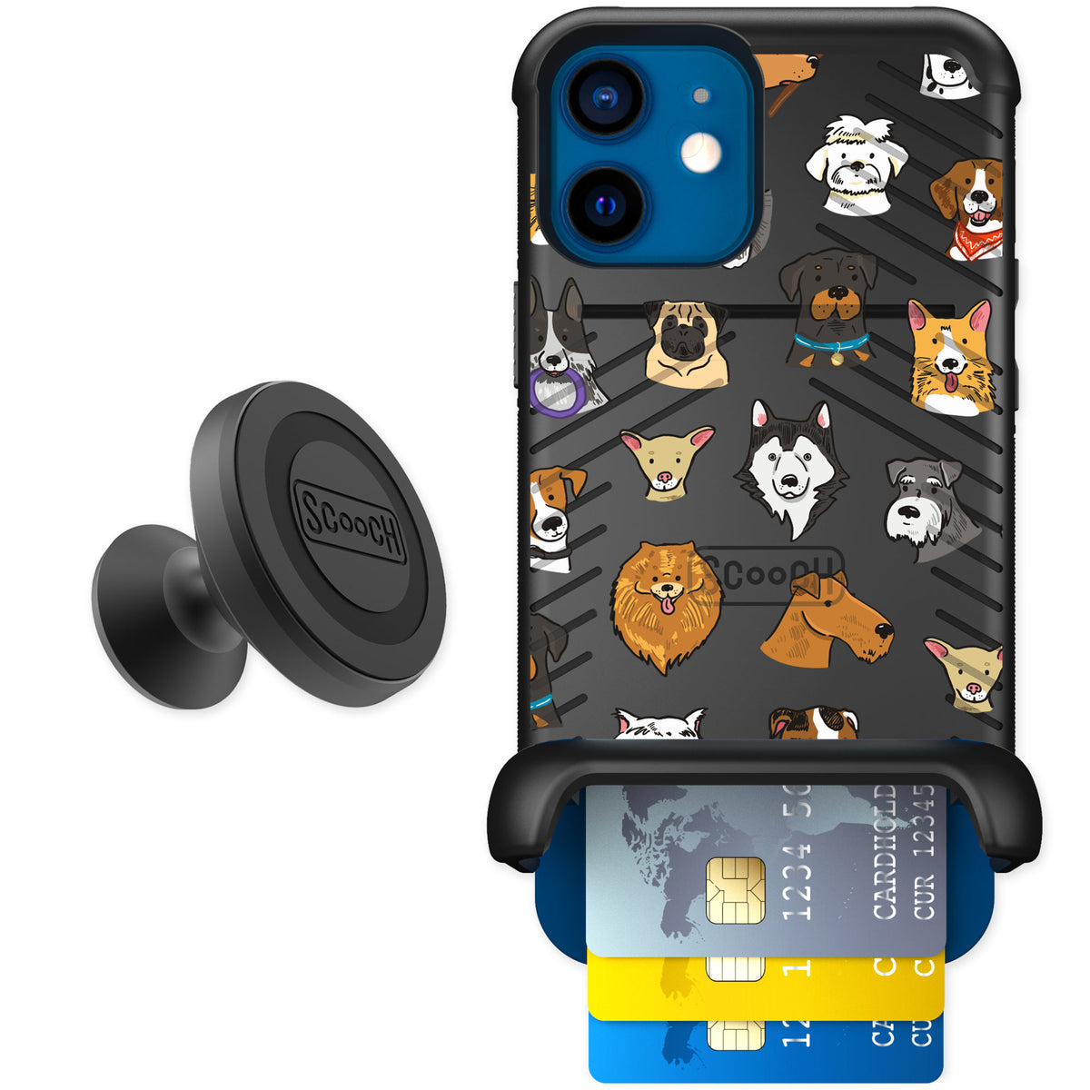 Scooch Wingmate Dog Squad for iPhone 12 — Starter Bundle