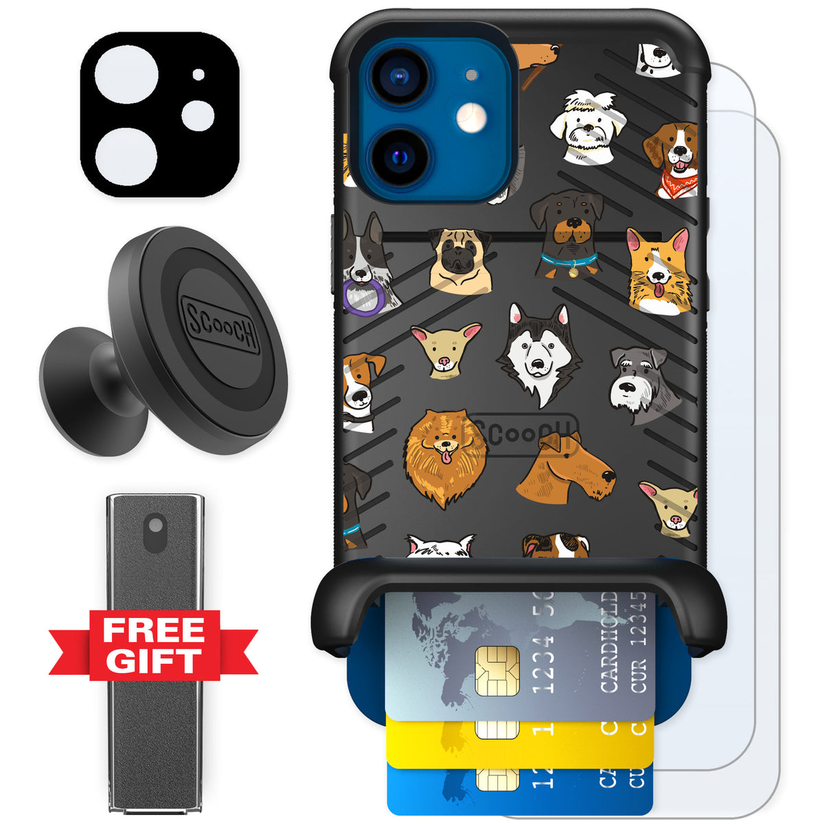Scooch Wingmate Dog Squad for iPhone 12 — Defender Bundle