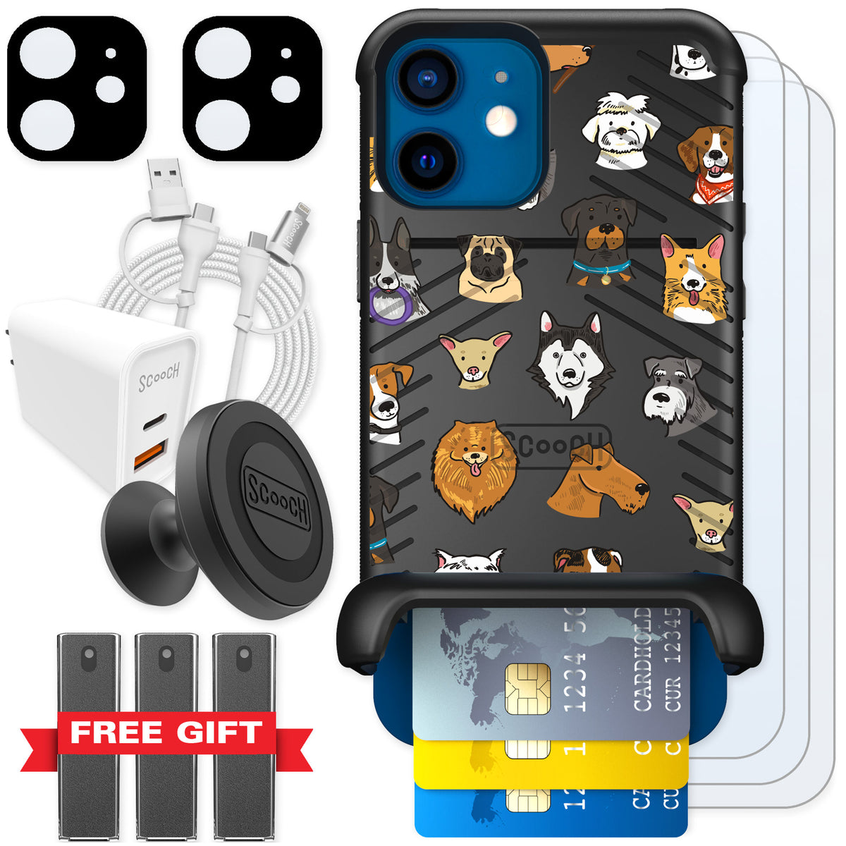 Scooch Wingmate Dog Squad for iPhone 12 — Ultimate Bundle
