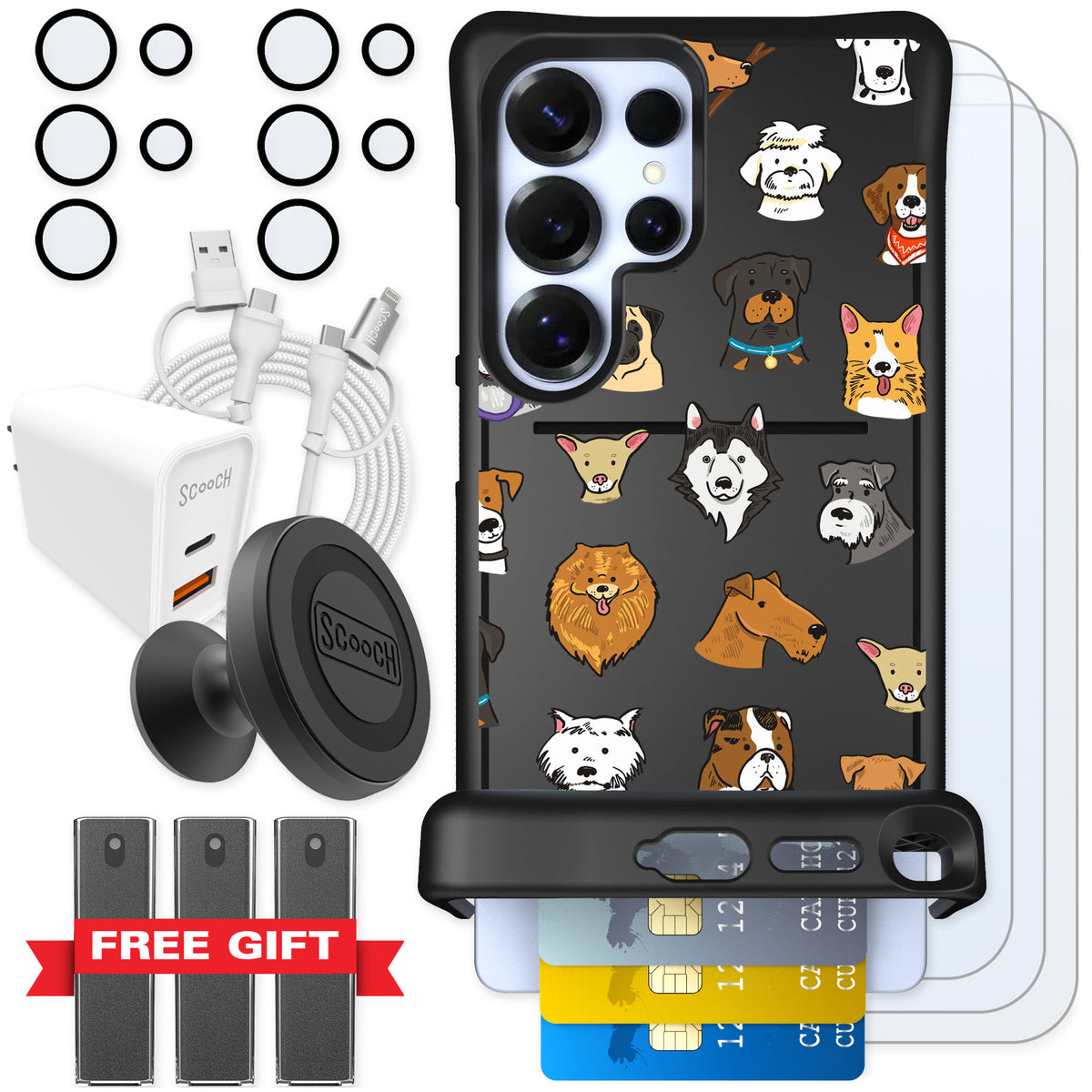 Scooch Wingmate Dog Squad for Galaxy S25 Ultra — Ultimate Bundle