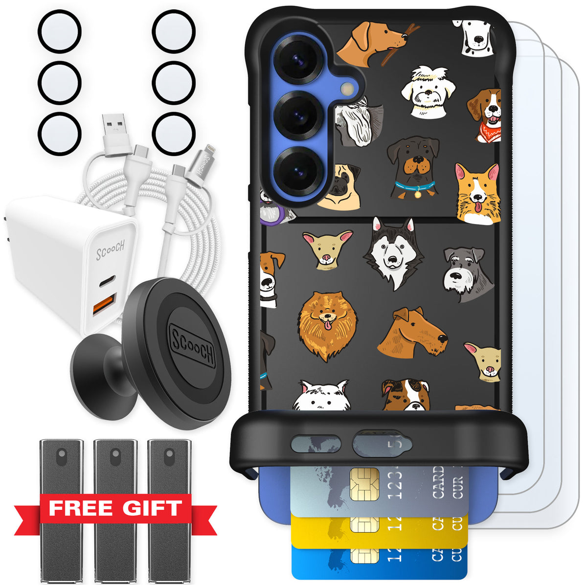 Scooch Wingmate Dog Squad for Galaxy S25+ — Ultimate Bundle