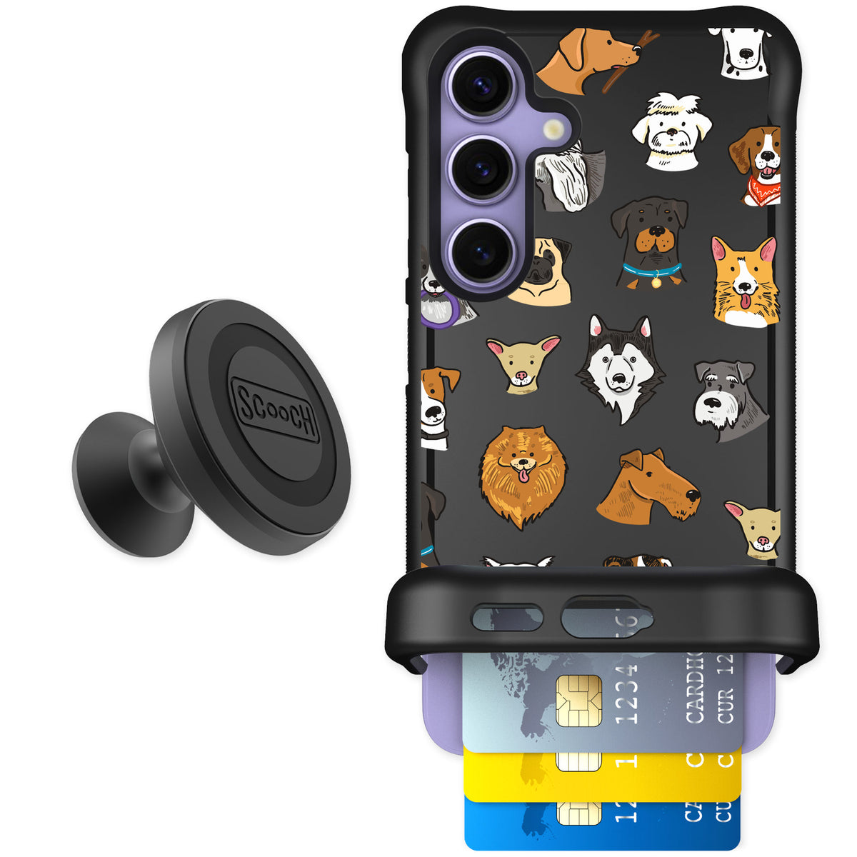 Scooch Wingmate Dog Squad for Galaxy S24 — Starter Bundle