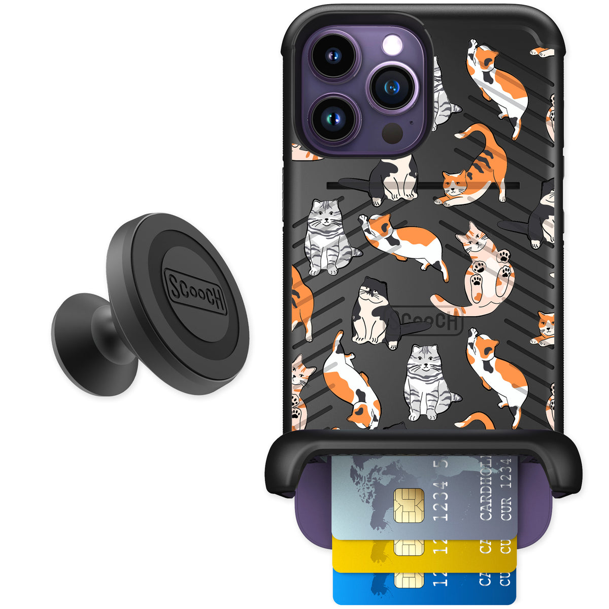 Scooch Wingmate Kitty Crew for iPhone 14 Pro Max — Starter Bundle