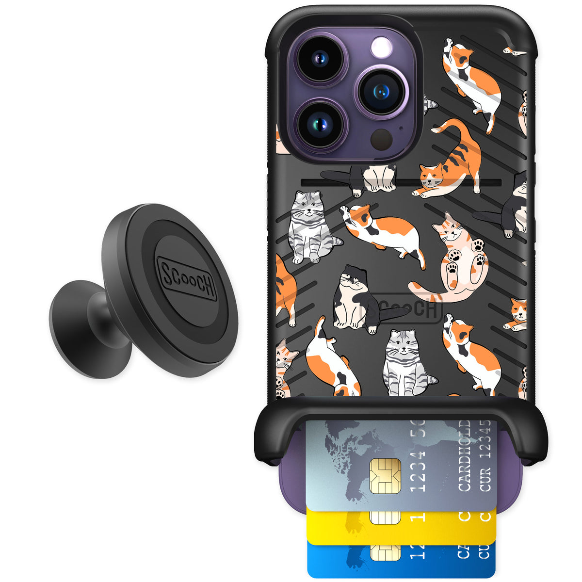 Scooch Wingmate Kitty Crew for iPhone 14 Pro — Starter Bundle