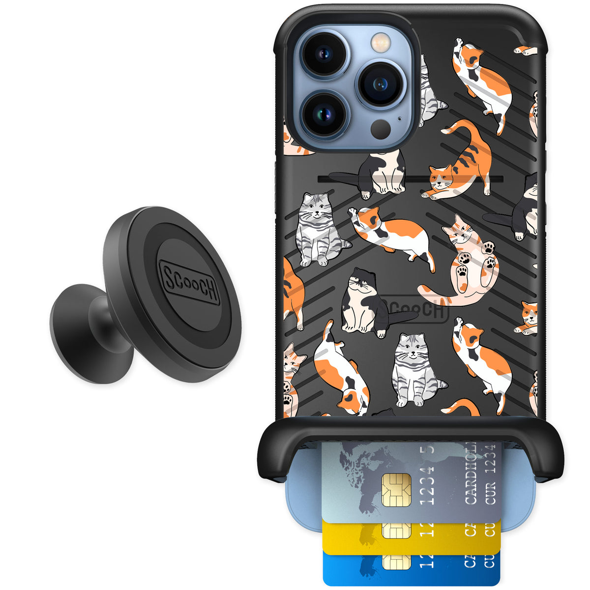 Scooch Wingmate Kitty Crew for iPhone 13 Pro Max — Starter Bundle