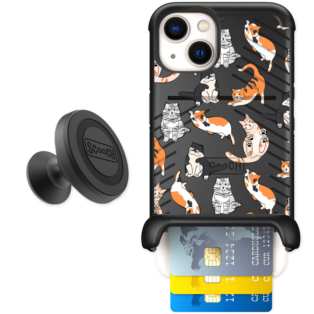 Scooch Wingmate Kitty Crew for iPhone 13 — Starter Bundle