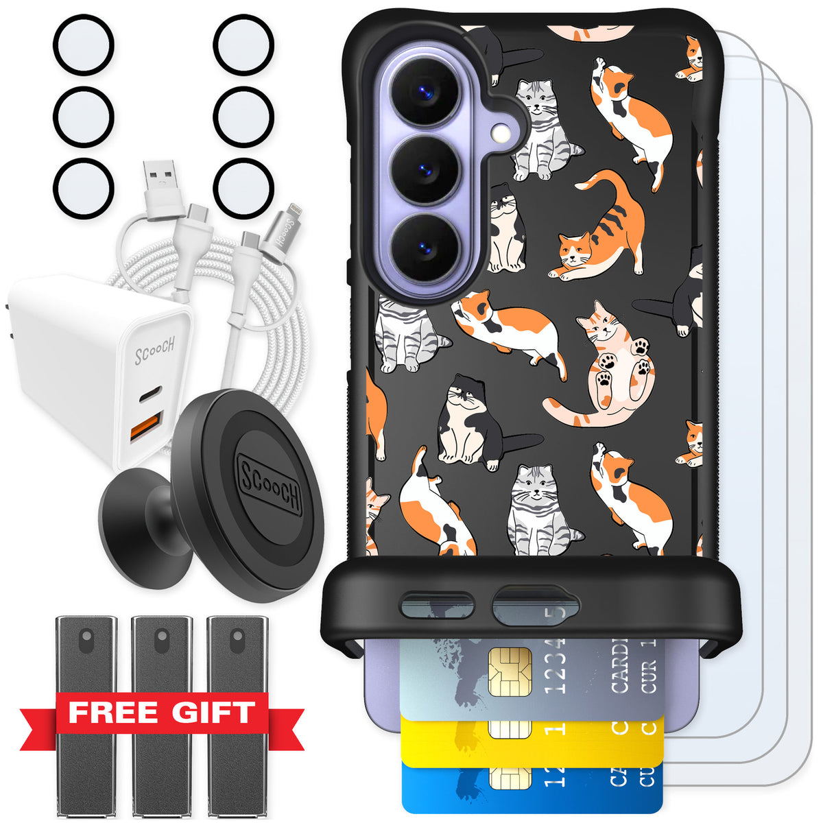 Scooch Wingmate Kitty Crew for Galaxy S26 — Ultimate Bundle