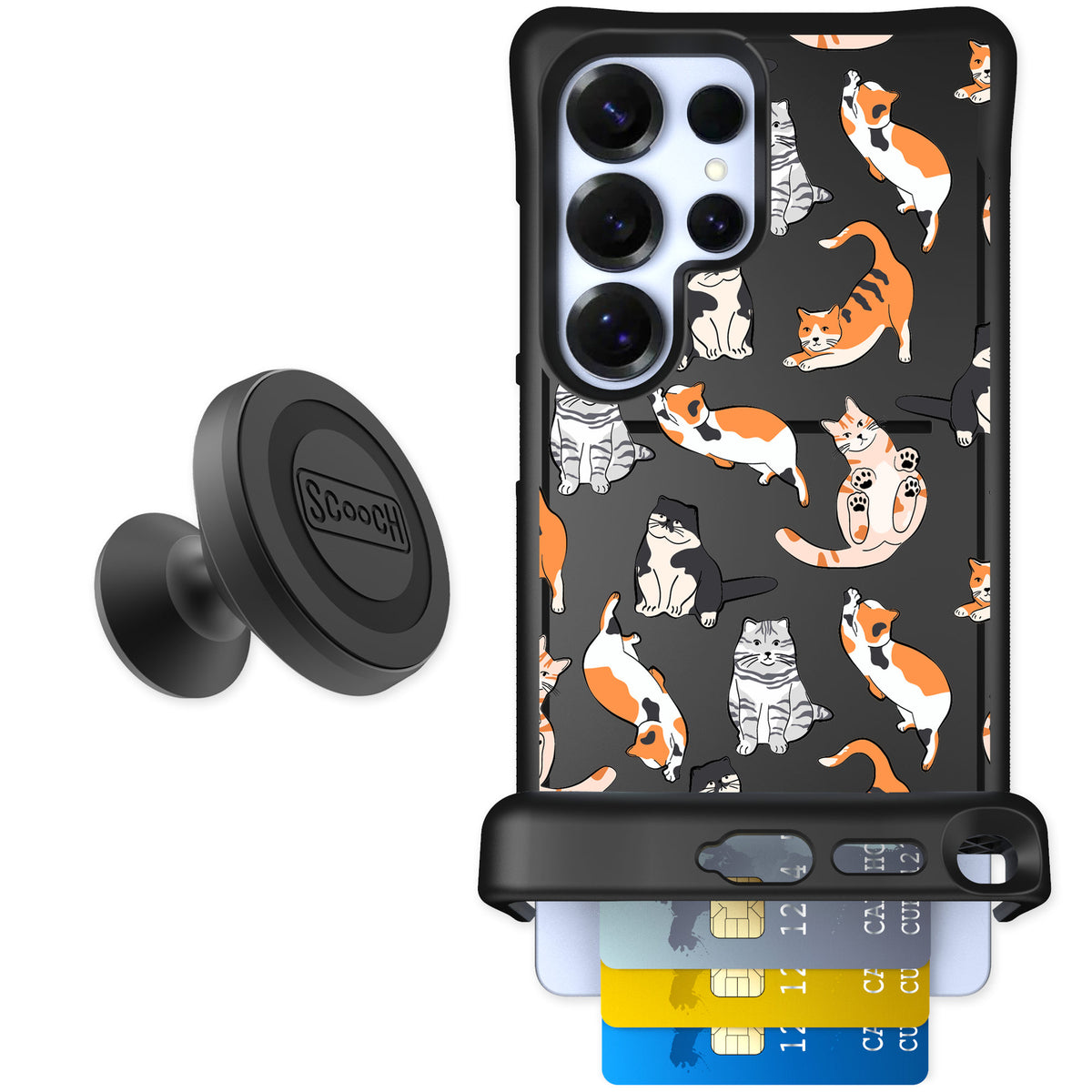 Scooch Wingmate Kitty Crew for Galaxy S25 Ultra — Starter Bundle
