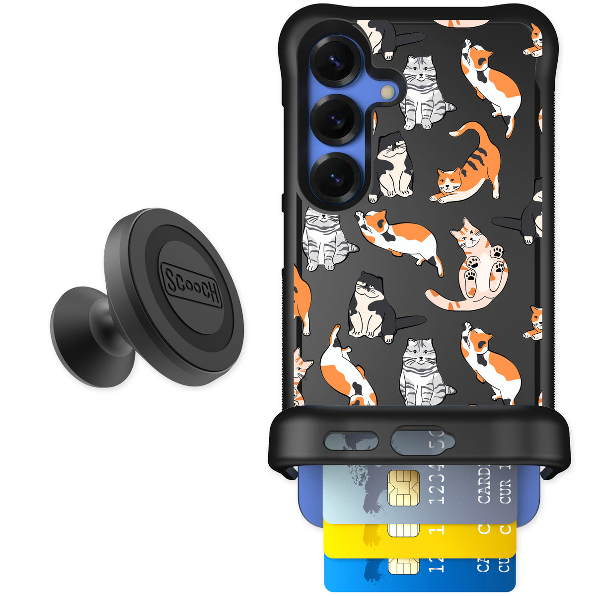 Scooch Wingmate Kitty Crew for Galaxy S25 — Starter Bundle