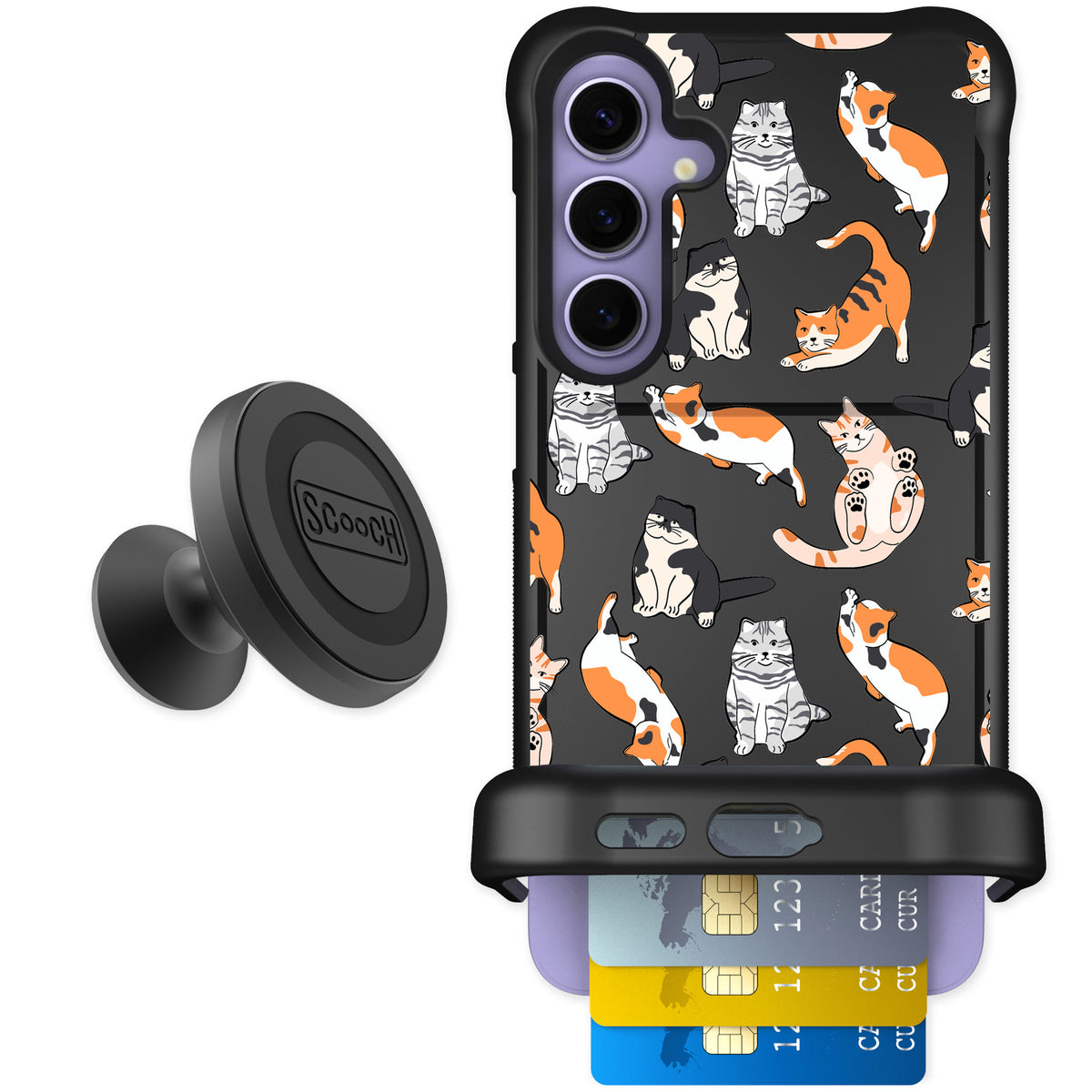 Scooch Wingmate Kitty Crew for Galaxy S24+ — Starter Bundle