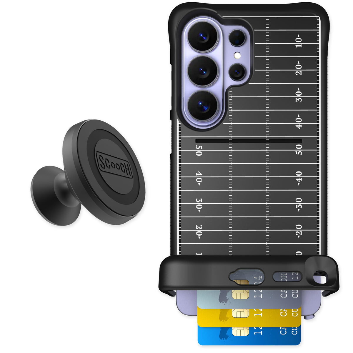 Scooch Wingmate Yard Lines for Galaxy S26 Ultra — Starter Bundle
